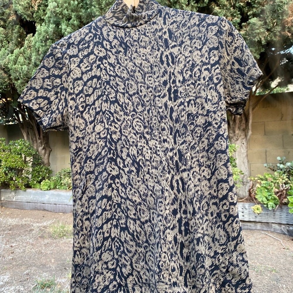 Leopard print top